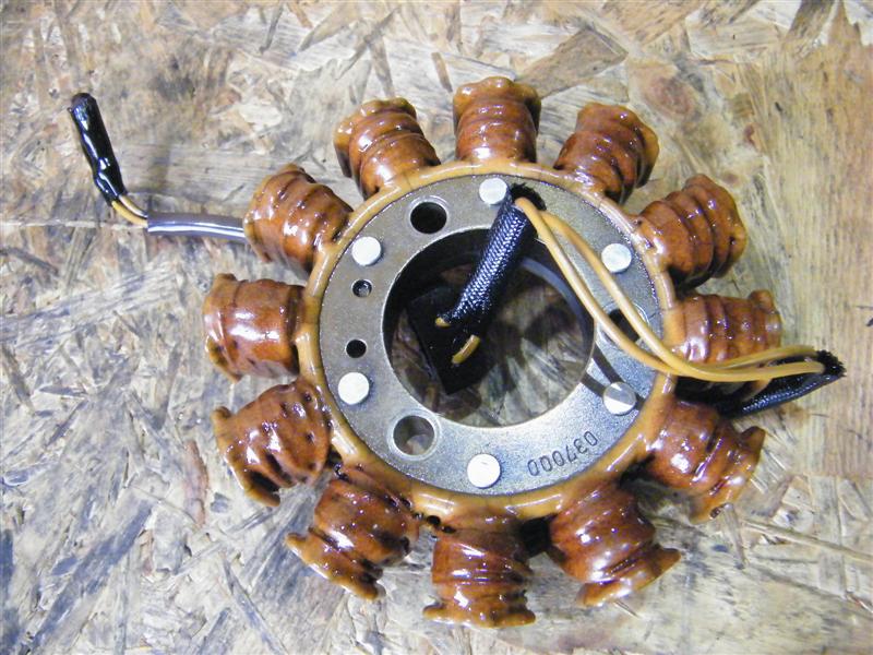 Alternator uzwojenie stator prądni Kawasaki KZ 440